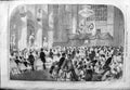 Original Old Antique Print 1859 Juvenille Ball Mansion House Twelfth Night 19th