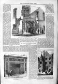Original Old Antique Print 1859 Houses Parliament Speaker School George Martyr