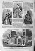 Old Antique Print 1859 Croll Dry Gas-Meter Manufactory Kingsland Fashion 19th
