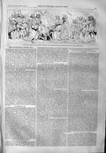 Original Old Antique Print 1859 Government Reform Bill Bas-Relief House Lords