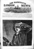 Original Old Antique Print 1859 Self Portrait Sir Joshu 19th Century