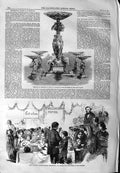 Original Old Antique Print 1859 Testimonial Manning Ragged School Westminster