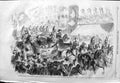 Old Antique Print 1859 War Emperor Napoleon Paris Cortege Rue De Rivoli 19th