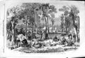Original Old Antique Print 1859 War Italy Bovouac French Troops Cameriano 19th