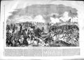Original Old Antique Print 1859 Emperor French Battle Field Solferino War Siers