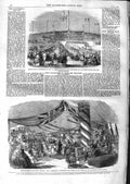 Old Antique Print 1859 Dunkettle Cork Railway Ship Monarch Agamemnon Fete 19th
