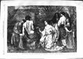 Old Antique Print 1859 Scene Delilah Asking Forgiveness Samson Fine Art 19th