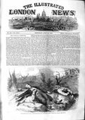 Old Antique Print 1859 Officer Dog Battle Magenta Dead Bodies War Scene 19th