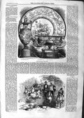 Old Antique Print 1859 Goodwood Horse Race Plate Chesterfield Cup Sport 19th