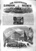 Old Antique Print 1859 Chambers Institution Paris Army Italy Rue De Paix 19th