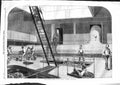 Original Old Antique Print 1859 Screw Engine Great Eastern Ship 19th