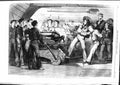 Original Old Antique Print 1859 Navy Instruction Ship Britannia Portsmouth 19th
