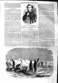 Original Old Antique Print 1859 Captain M'Clintock Esquimaux Franklin Victorian