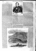 Old Antique Print 1859 Portrait Lieut. Hobson Yacht Fox Lievely Harbour 19th