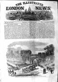 Original Old Antique Print 1859 Queen North Wales Penrhyn Park Horses Carriage