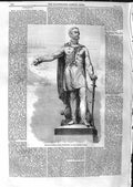 Original Old Antique Print 1859 Statue General Neill Inaugurated Ayr Scotland