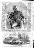 Old Antique Print 1859 General Fabre Geffrard Hayti Maude Tracey Sudeley 19th