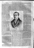 Original Old Antique Print 1859 Portrait Dr. Louis Sp 19th Century