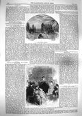 Original Old Antique Print 1859 Portia'S House Belmont Shylock 19th