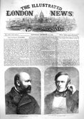 Original Old Antique Print 1859 Portrait John Phillip Sydney Smirke Watkins