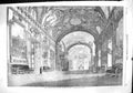 Original Old Antique Print 1860 Throne Room Palace Luxembourg Architecture 19th