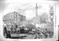 Original Old Antique Print 1860 Queen St. James'S Park Opening Parliament 19th
