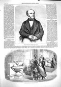 Original Old Antique Print 1860 Matthew Talbot Baines Drinking Fountains 19th