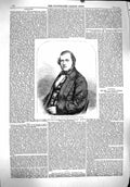 Original Old Antique Print 1860 Portrait Galt Finance Minister Canada Victorian