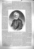 Original Old Antique Print 1860 Portrait General Napier Kilburn 19th