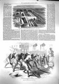 Old Antique Print 1860 Excavations Wraxall Wilts Roman Mehtahs Calcutta 19th