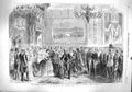 Antique Old Print *3775 1860 Queen Reception Officers Volunteers Rifle Corps