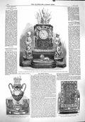 Old Antique Print 1860 Earl Sefton Grenadier Guards Chinese Mirror Stokes 19th