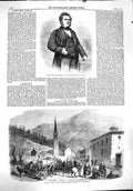 Antique Old Print *3781 1860 John Orrell Lever Modane Savoy French Troops War