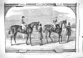 Original Old Antique Print 1860 Horse Race Winners Derby Oaks Thormanby Bu 19th