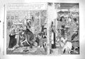 Original Old Antique Print 1860 Paris Scene People Florence Caxton Portland
