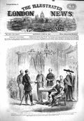 Original Old Antique Print 1860 Sicily General Garibaldi Bosco Palermo Ceni 19th