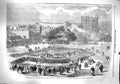 Antique Old Print *3777 1860 Silver Bugle Ladies Durham Volunteer Rifle Corps