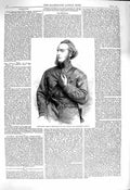 Original Old Antique Print 1860 Portrait Lord Elcho John Watkins 19th