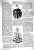Original Old Antique Print 1860 Ricciotti General Garibaldi Church Mary 19th
