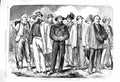 Original Old Antique Print 1860 Liberators Sicily Garibaldi Carini Bix Victorian
