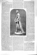Original Old Antique Print 1860 Sculpture Statue Chastity Durham Royal Academy