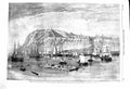 Old Antique Print 1860 Prince Wales British North America Quebec Canada 19th