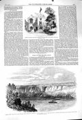 Old Antique Print 1860 School Deaf Dumb Trafford Farina Niagara Tightrope 19th