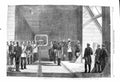 Original Old Antique Print 1860 Wales Rivet Victoria Tubular Bridge Lawrence