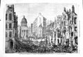 Original Old Antique Print 1860 Paris Demolitions Removal Portion Quarter Latin