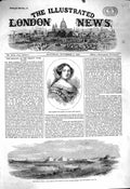 Original Old Antique Print 1860 Queen Spain War China Forts Mouth Pehtang River