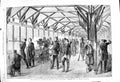 Old Antique Print 1860 Tir National Vincennes Paris France Rifle Shooting 19th