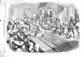 Old Antique Print 1860 Sale Calcutta Government Presents Lucknow Jewels 19th