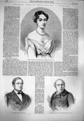 Original Old Antique Print 1861 Portrait Bonaparte Jerome Napoleon Berryer 19th