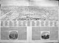 Old Antique Print 1861 Key London Hospital Metropolitan Western Railway 19th